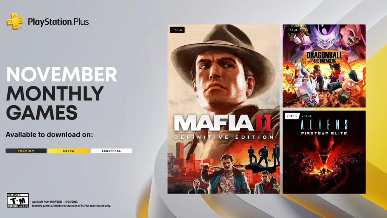 Sony представила ноябрьскую подборку игр для подписчиков PlayStation Plus