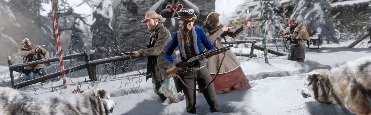 Режим “К оружию” из Red Dead Online получил праздничные карты