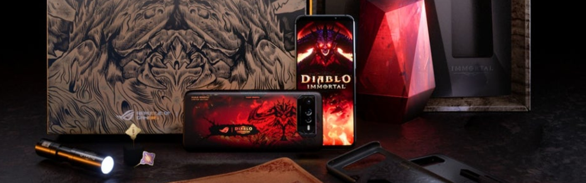 ASUS выпустила ROG Phone 6 в стиле Diablo Immortal ASUS выпустила ROG Phone 6 в стиле Diablo Immortal