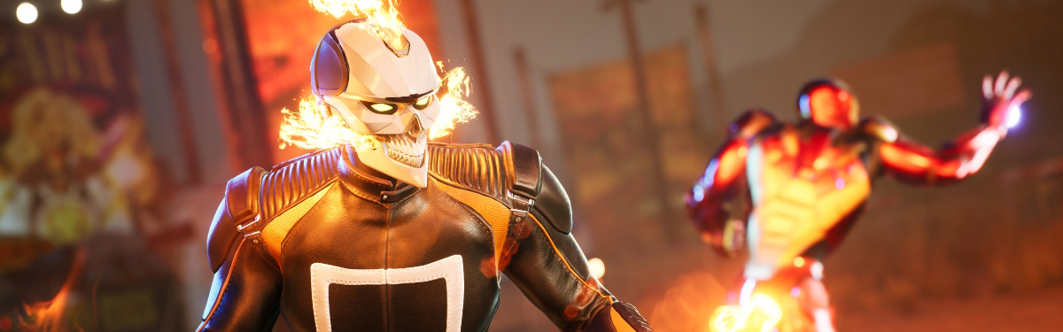 Игровой процесс Marvel's Midnight Suns за Призрачного Гонщика Игровой процесс Marvel's Midnight Suns за Призрачного Гонщика