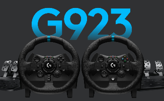 Компания Logitech представила новый руль и педали Logitech G923