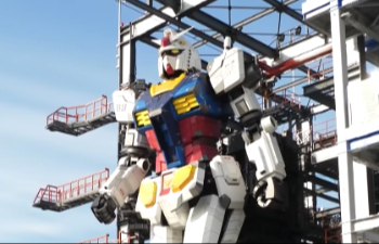Огромный робот Gundam официально представлен в Японии