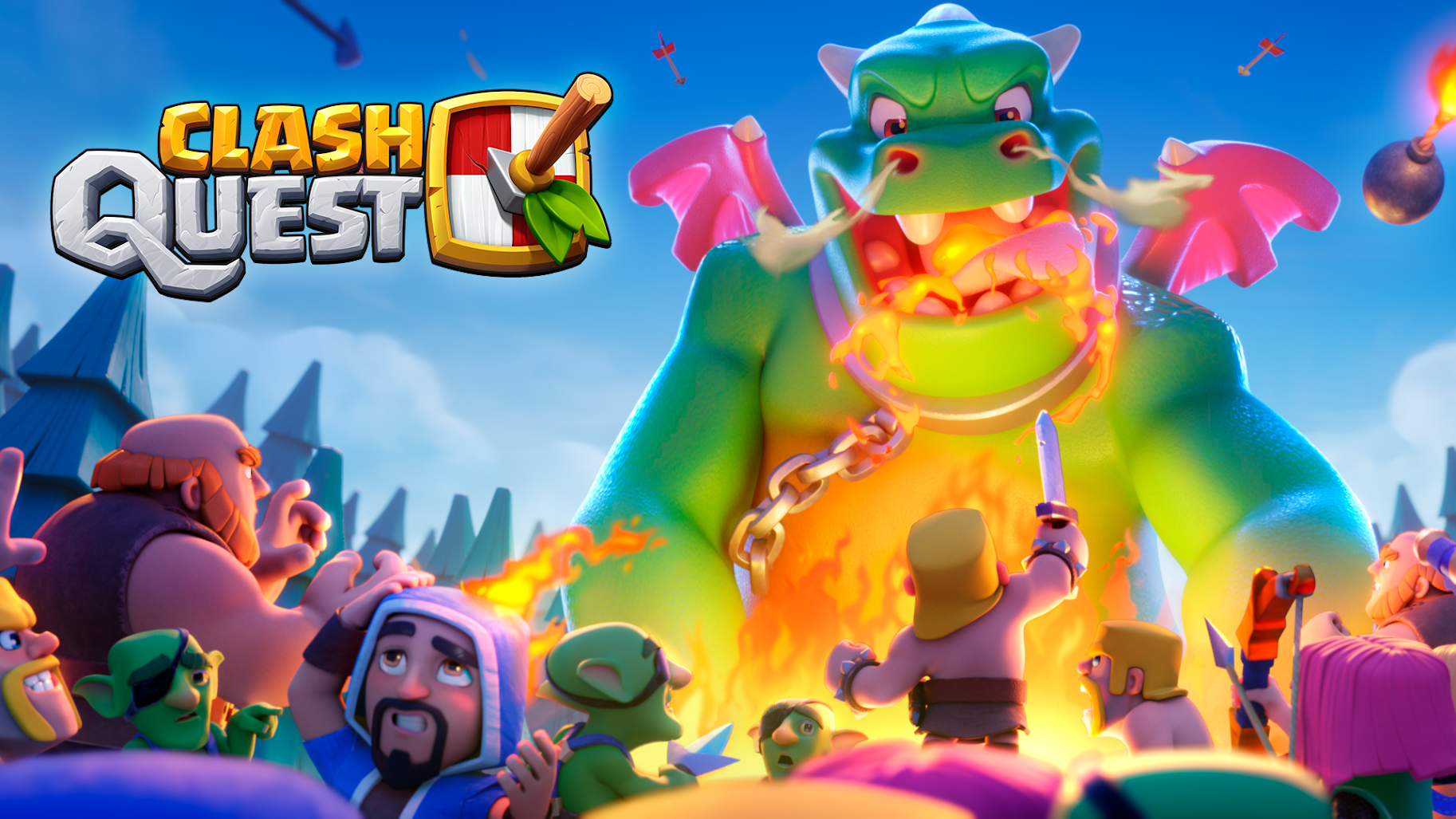 Клеш квест. Clash Quest. Clash Quest Supercell. Клэш квест геймплей. Clash Quest иконка.