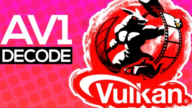 Декодирование AV1 теперь поддерживается в Vulkan Video