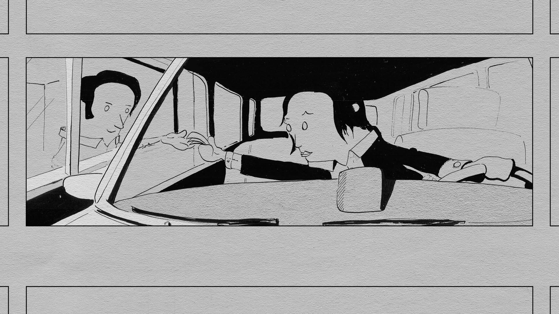 Off the lot. Lot. Drive through drawing.