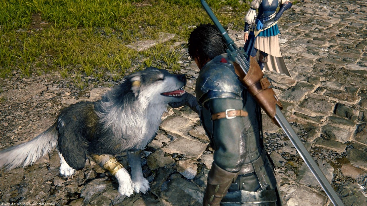 Волк Торгал в коротком геймплейном ролике Final Fantasy XVI 