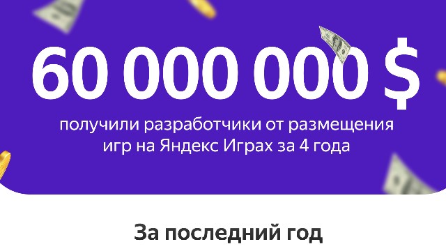 Яндекс Игры подвели итоги 2022 года: рост доходов разработчиков в 2,6 раза