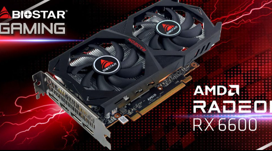 BIOSTAR анонсировала свою кастомную версию AMD Radeon RX 6600