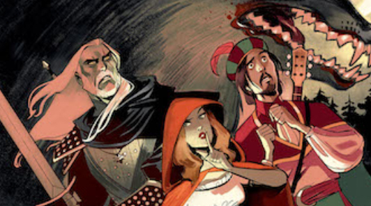Красная шапка и сестры-поросята, в новом комиксе про Ведьмака от DARK HORSE