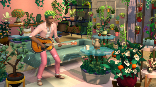 Первые сценарии и “Комнатные Растения” для The Sims 4 