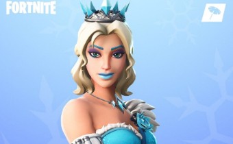 В Fortnite всю карту замело снегом и появилась своя Crystal Maiden 