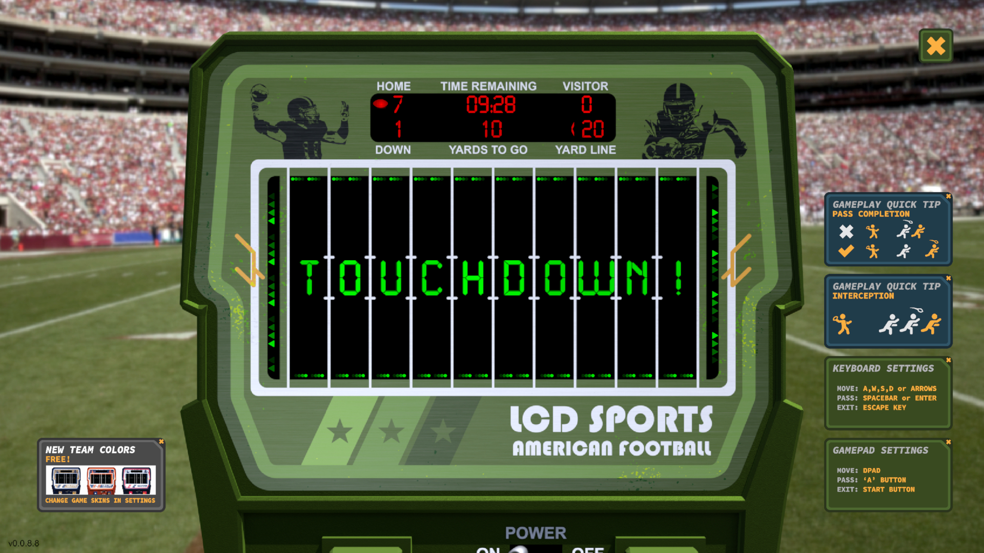 Line gameplay. Американский футбол игра на ПК. Автомат игровой американский футбол. Игра на ПК американский футбол орки. LCD games.