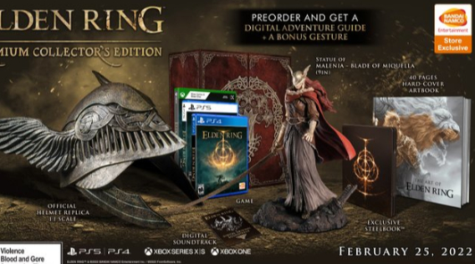 Bandai Namco приостанавливает предварительные заказы Elden Ring Premium Collector's Edition 