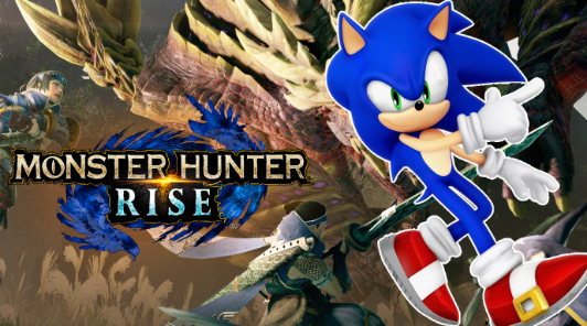 Monster Hunter Rise x Sonic празднует 30-летие синего ежа