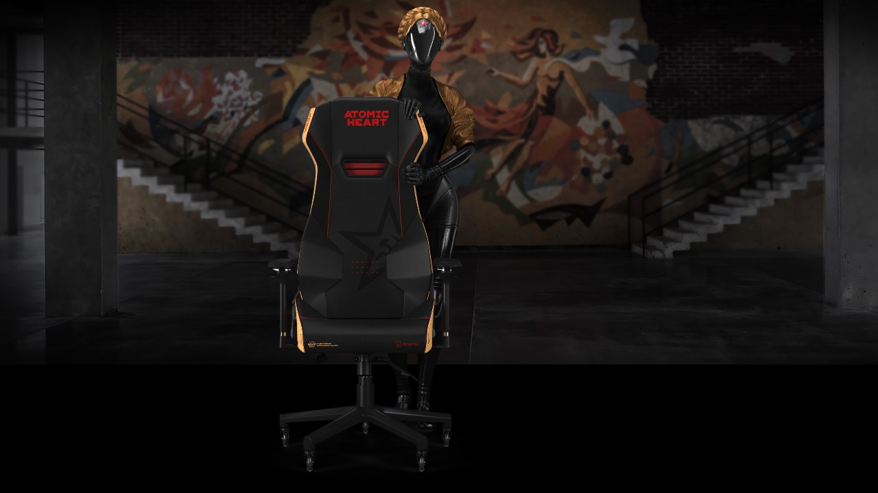 WARP показала игровое кресло с дизайном по Atomic Heart