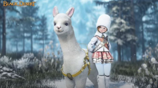 В Black Desert Online продлено зимнее событие, позволяющее обзавестись собственной пушистой альпакой