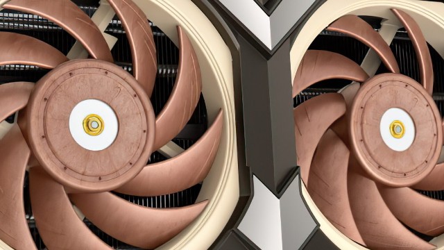 ASUS x Noctua RTX 4080 — 4,3 слота охлаждения для 61 градуса пиковой температуры