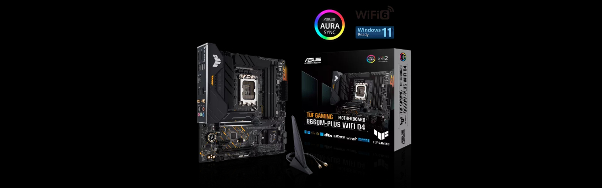 Обзор материнской платы TUF GAMING B660M-PLUS WIFI D4 Обзор материнской платы TUF GAMING B660M-PLUS WIFI D4