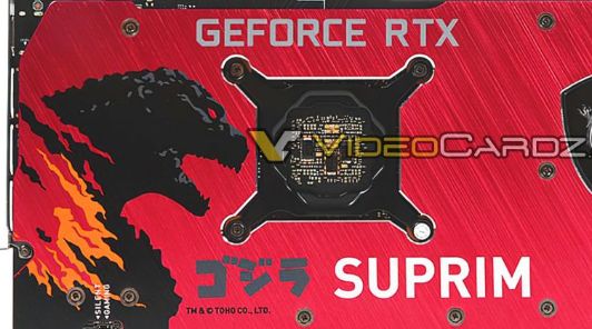 MSI показала Годзиллу на своей NVIDIA RTX 3070 Suprim SE