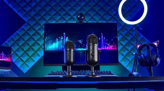 Razer выпустит новые микрофоны Seiren V2 Pro и Seiren V2 X для профессиональных и начинающих стримеров