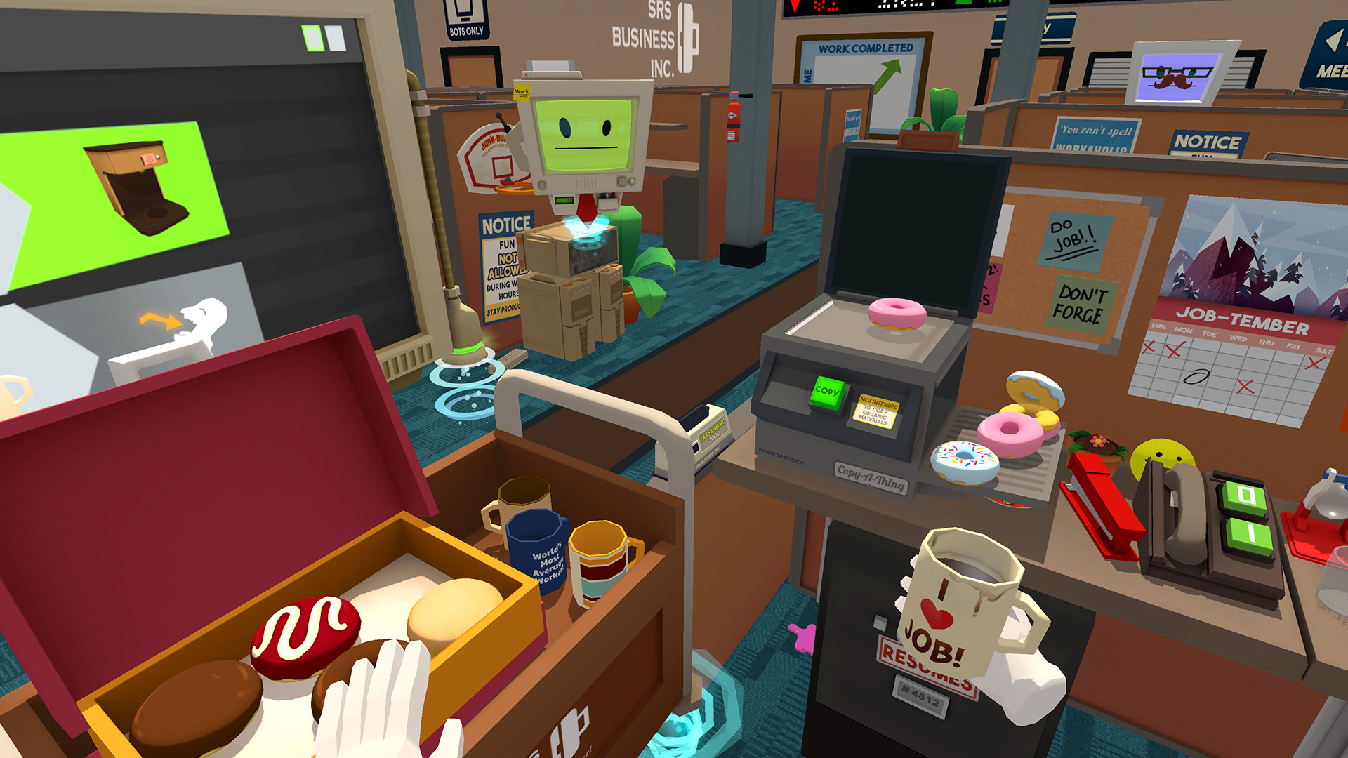 Собирать работа игра. Симулятор магазина ВР. Джоб симулятор VR. Офисные игры. Симулятор офиса.