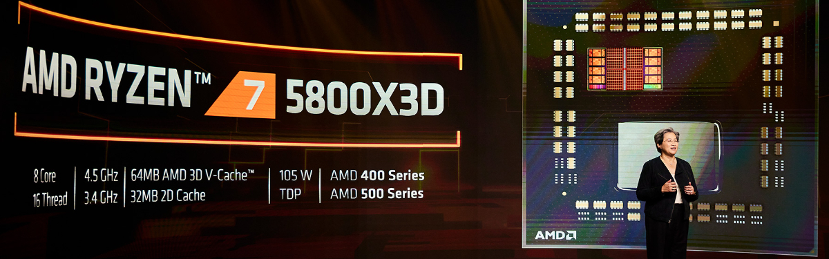 AMD Ryzen 7 5800X3D может оказаться лимитированным процессором из-за проблем у TSMC