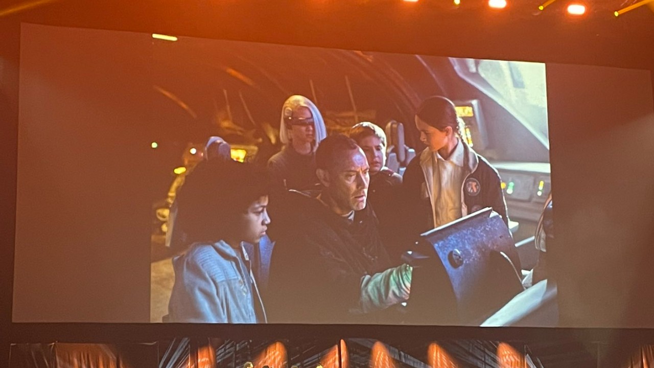 Джуд Лоу и детишки на кадрах из «Звездных войн: Опорная команда»