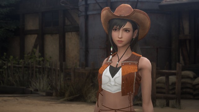 Square Enix поделилась концептами Тифы в ковбойском наряде для Final Fantasy VII Remake