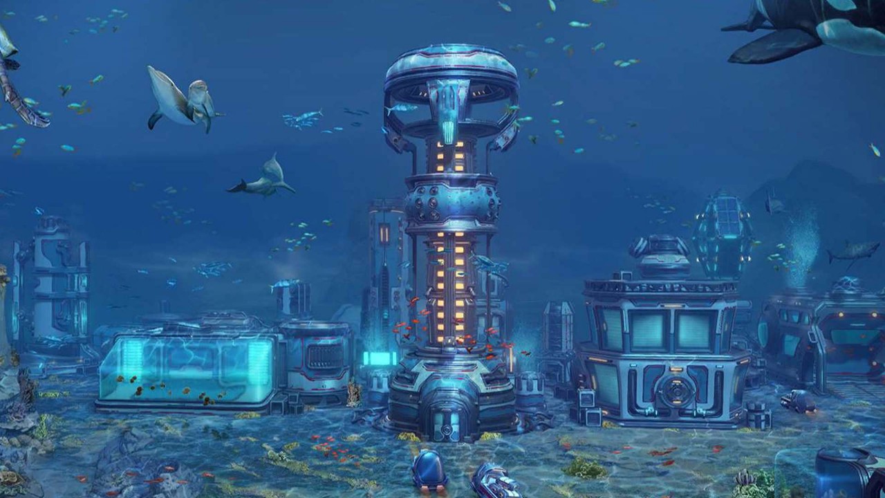 Aquatico - интересный градостроительный симулятор про подводные колонии