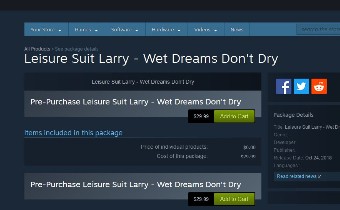 Нас ждет новая игра Leisure Suit Larry?