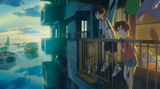 Музыкальное видео «Плавучего дома» — кадры из аниме под главную тему. Красивое
