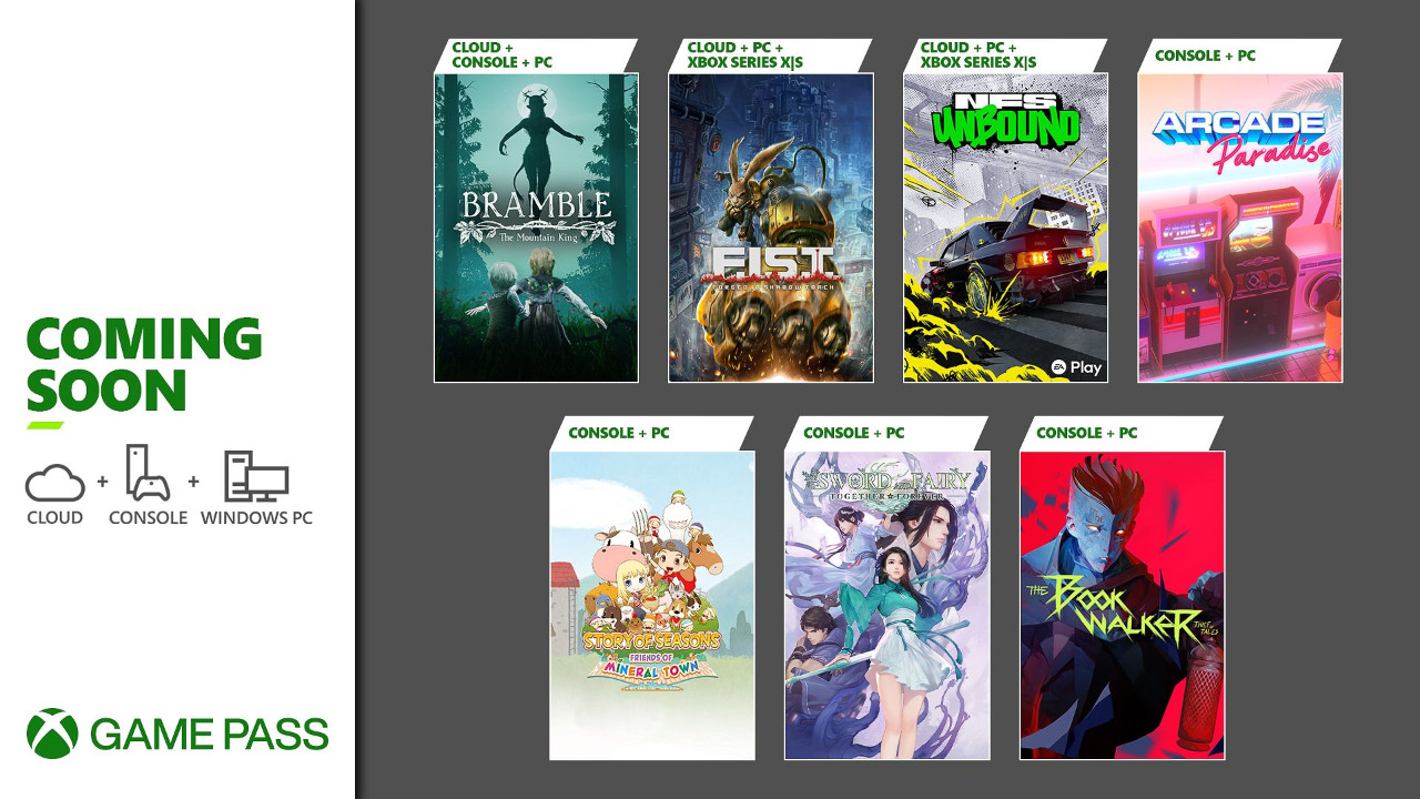 Need for Speed Unbound, Sword and Fairy: Together Forever и другие игры появятся в Game Pass в скором времени Need for Speed Unbound, Sword and Fairy: Together Forever и другие игры появятся в Game Pass в скором времени