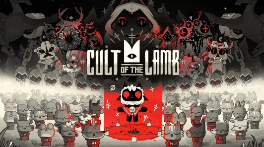 Новый геймплейный трейлер Cult of the Lamb показывает друзей овечки-сатанистки