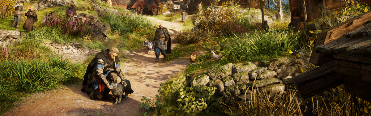 Assassin's Creed Valhalla — Ubisoft выложила ролик с ласкающей киску Эйвор