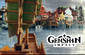 Genshin Impact — На воссоздание города из игры ушло около 1000 часов