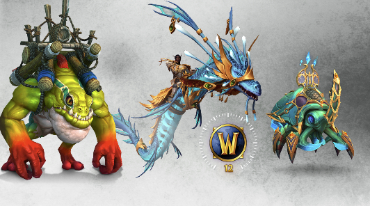 Новые маунты за годовую подписку на World of Warcraft