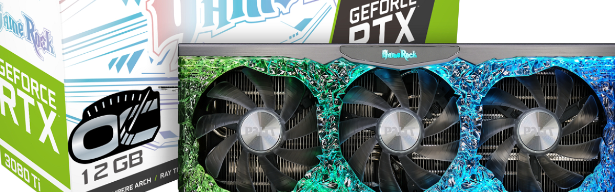 Palit анонсирует видеокарты GeForce RTX 3080 Ti и RTX 3070 Ti серий GameRock и GamingPro