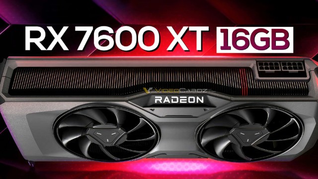 AMD RX 7600 XT получит 16 Гб видеопамяти