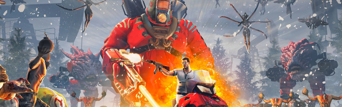 Первые 10 минут геймплея Serious Sam: Siberian Mayhem в 4K