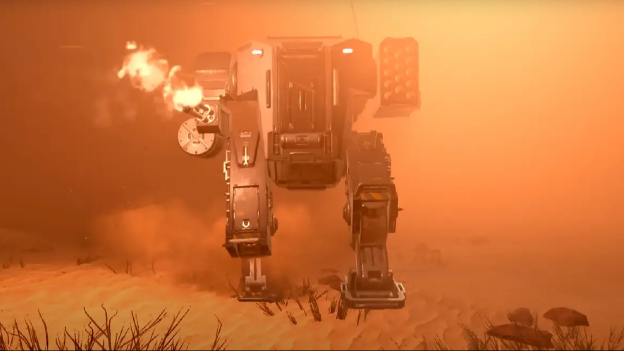 Утечка Helldivers 2: геймплей с пилотируемыми мехами и машинами