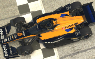 IndyCar iRacing Challenge - Первый этап выиграл Сейдж Карам