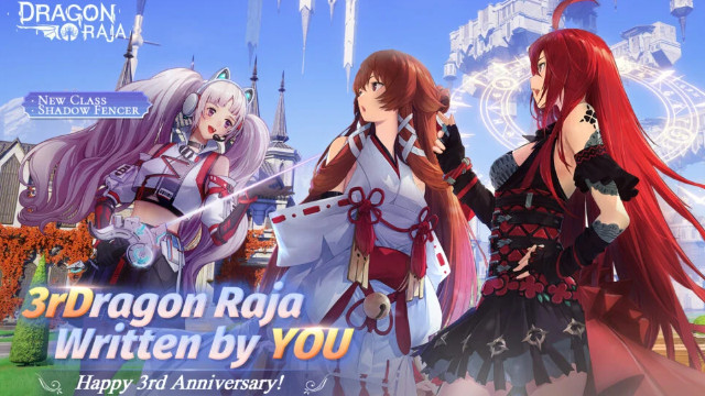 В MMORPG Dragon Raja добавили новый класс и карту в честь 3-летия игры