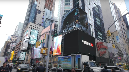 Реклама, достойная Корусанта, или Боба Фетт на Таймс-сквер