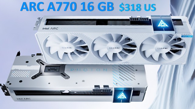 Цены на Intel Arc A770 16 Гб просели до 318 долларов