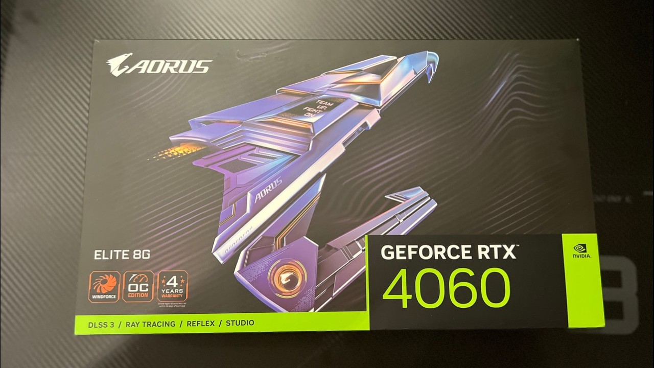 Обзор AORUS GeForce RTX 4060 ELITE 8G