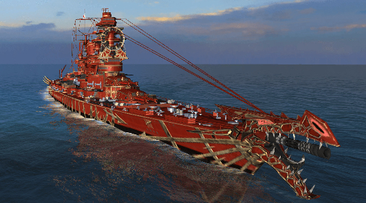 World of Warships Blitz - Розыгрыш ключей на корабли из вселенной WH40K