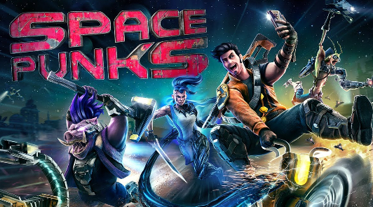 Space Punks - кооперативная стрелялка, очень похожая на изометрическую Borderlands