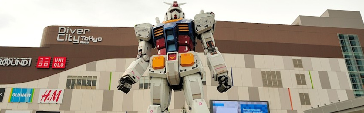 Японцы достроили 18-метрового робота по франшизе Gundam, и он может двигаться