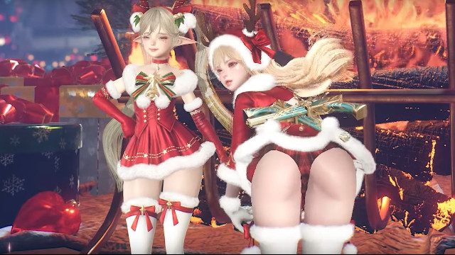 Уж очень откровенные и провокационные рождественские костюмы в MMORPG HIT 2