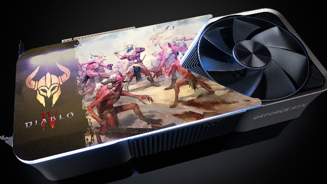 NVIDIA разыгрывает три видеокарты RTX 4080 в стилистике Diablo IV